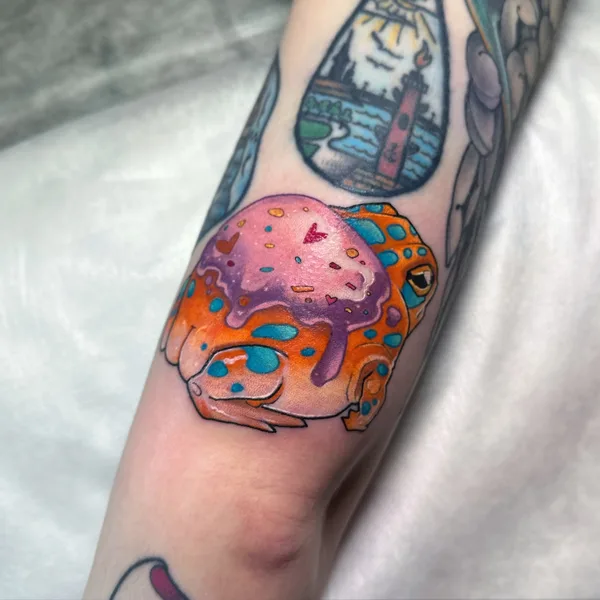 Illustrative tattoo by Стася MINTFOX in Minsk