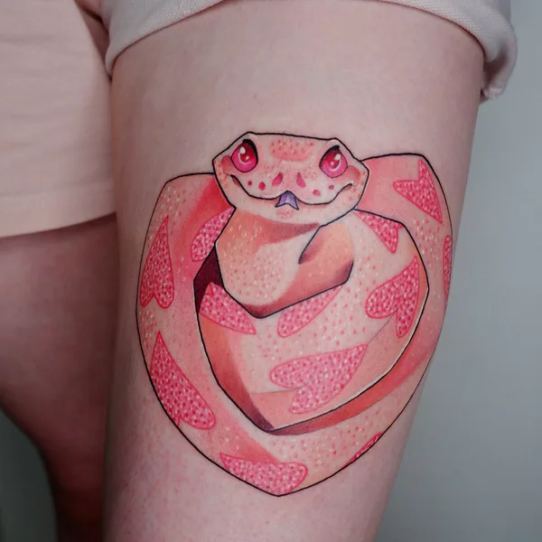 Illustrative tattoo by Стася MINTFOX in Minsk