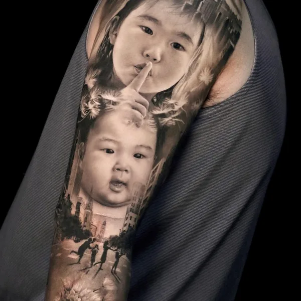 Realism tattoo by Victoria Lee in Beijing