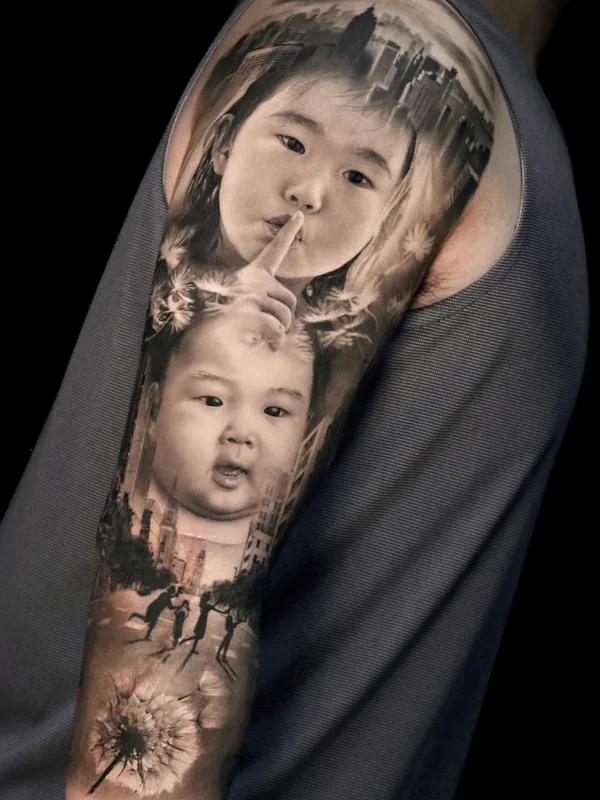 Realism tattoo by Victoria Lee in Beijing
