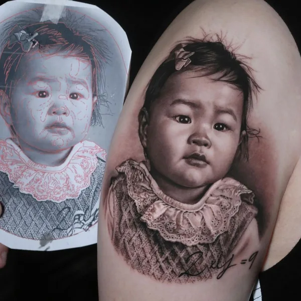 Realism tattoo by Victoria Lee in Beijing