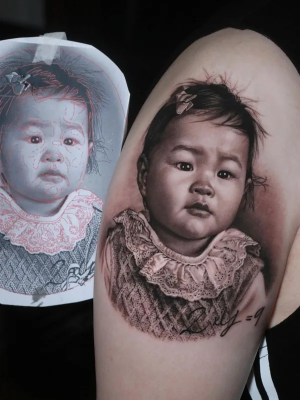 Realism tattoo by Victoria Lee in Beijing