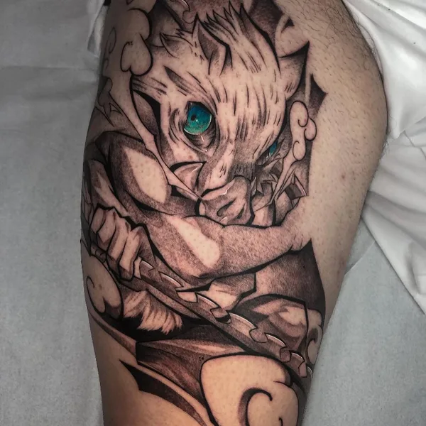 Anime tattoo by Amorim Tattoo Geek in São Paulo