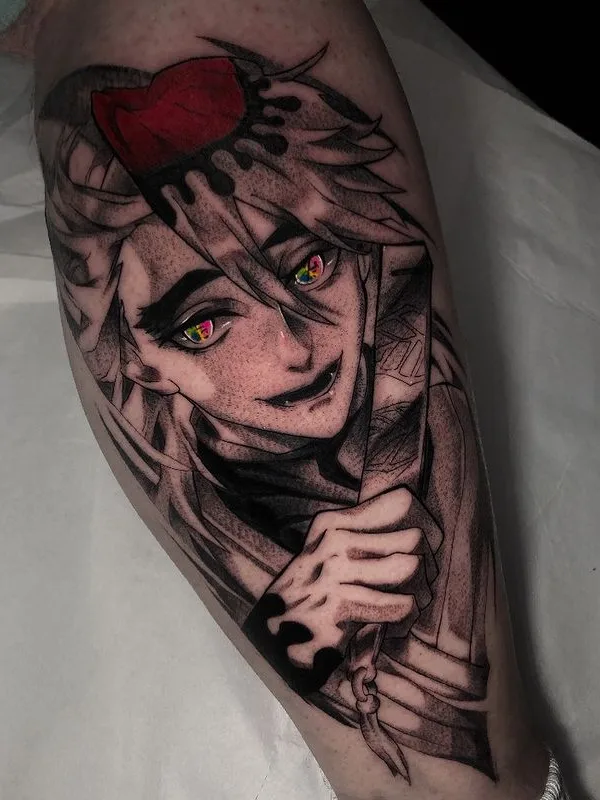 color anime Tatuagem em calf #55851 | Tatuador Amorim Tattoo Geek
