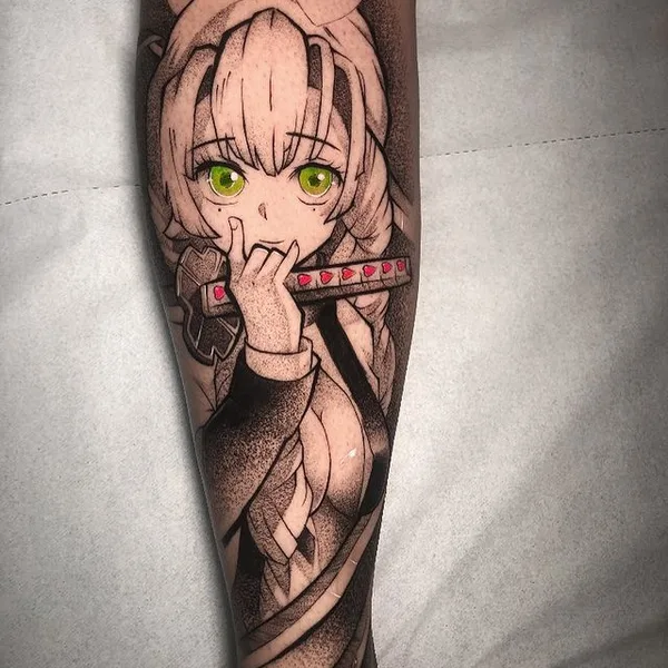 Anime tattoo by Amorim Tattoo Geek in São Paulo