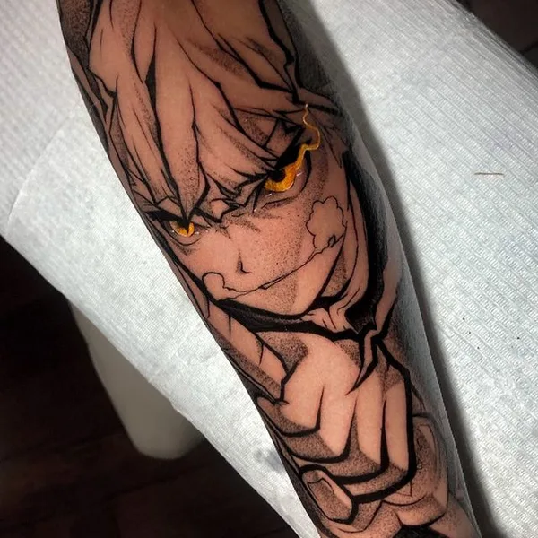 Anime tattoo by Amorim Tattoo Geek in São Paulo