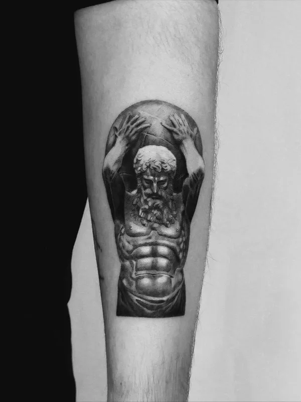 black and grey realism 纹身 在 forearm #55859 | 纹身师 Dani Sanz