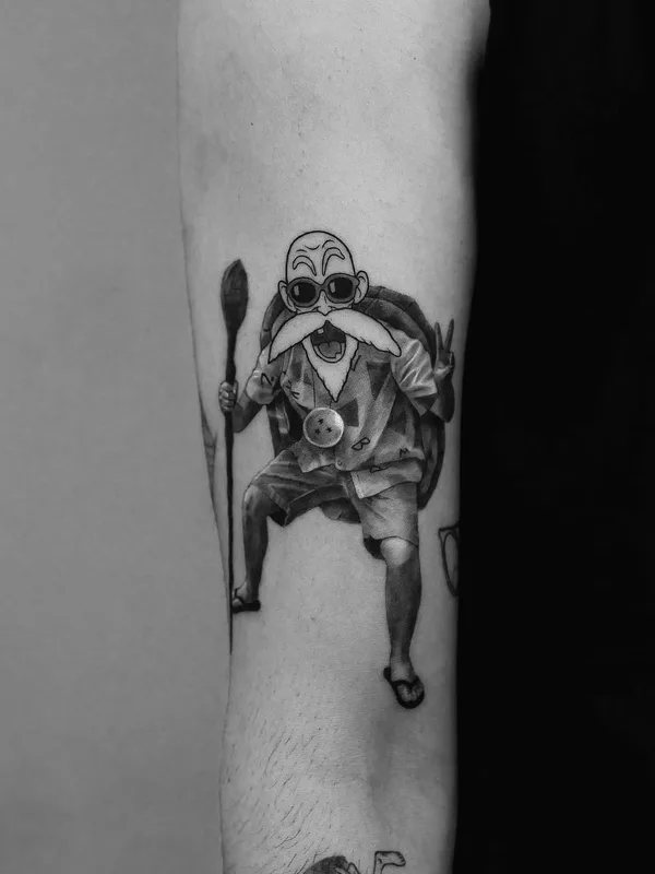 black and grey black and grey 纹身 在 forearm #55862 | 纹身师 Dani Sanz