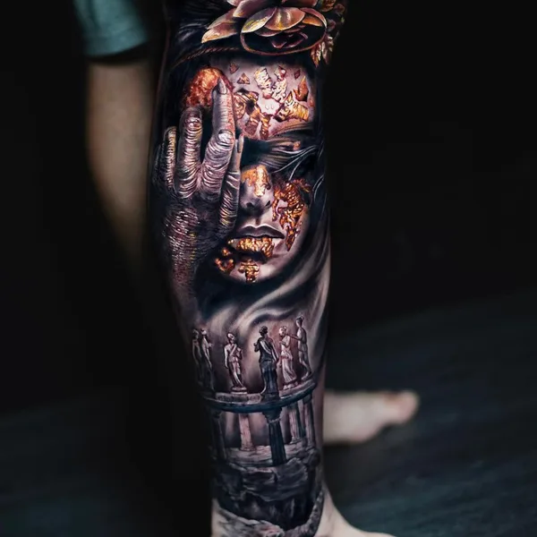 Realism tattoo by Yesy Tattoo in Houston