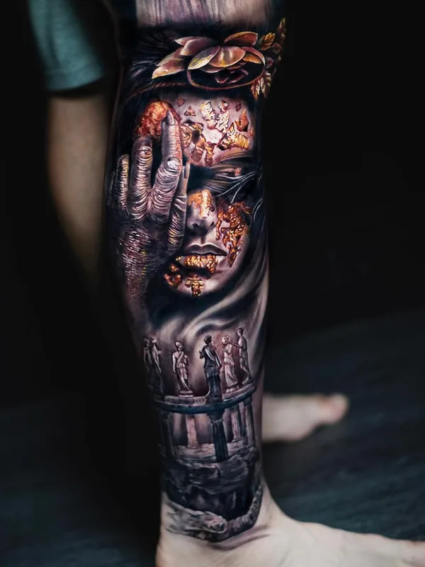 Realism tattoo by Yesy Tattoo in Houston