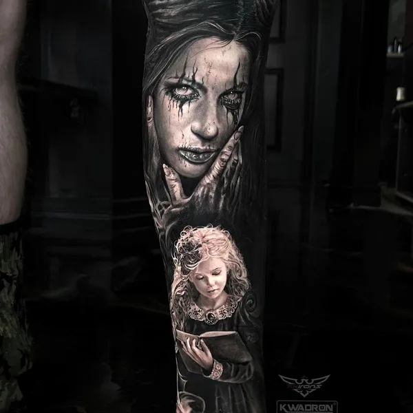 Realism tattoo by Yesy Tattoo in Houston
