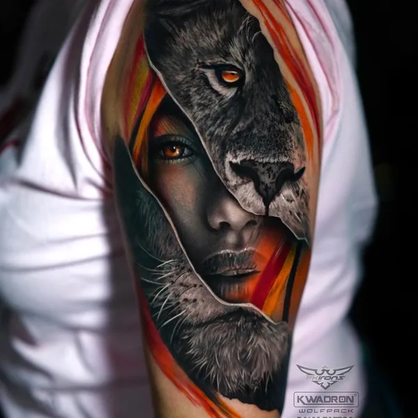 Realism tattoo by Yesy Tattoo in Houston
