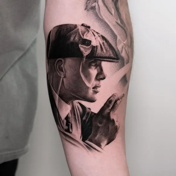 Micro Realism tattoo by Jake Berry in Ennis
