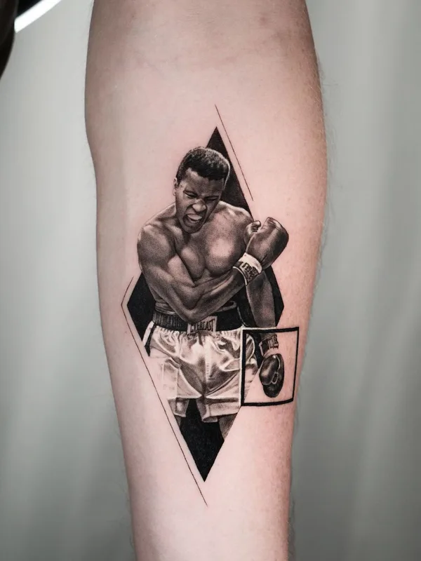 black and grey realism tatouage sur forearm #58142 | Artiste tatoueur Jake Berry