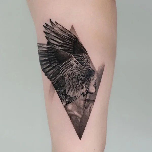 Micro Realism tattoo by Jake Berry in Ennis