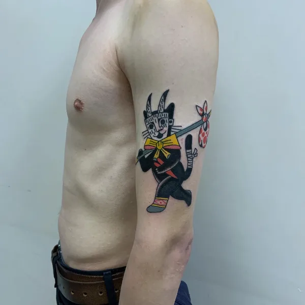 Traditional tattoo by Denxku in Moscow