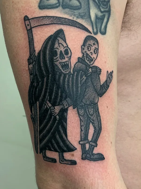 Traditional tattoo by Denxku in Moscow