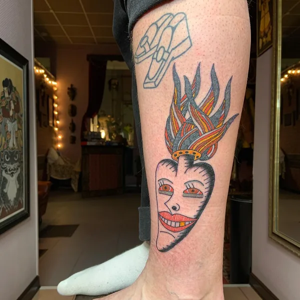 Traditional tattoo by Denxku in Moscow