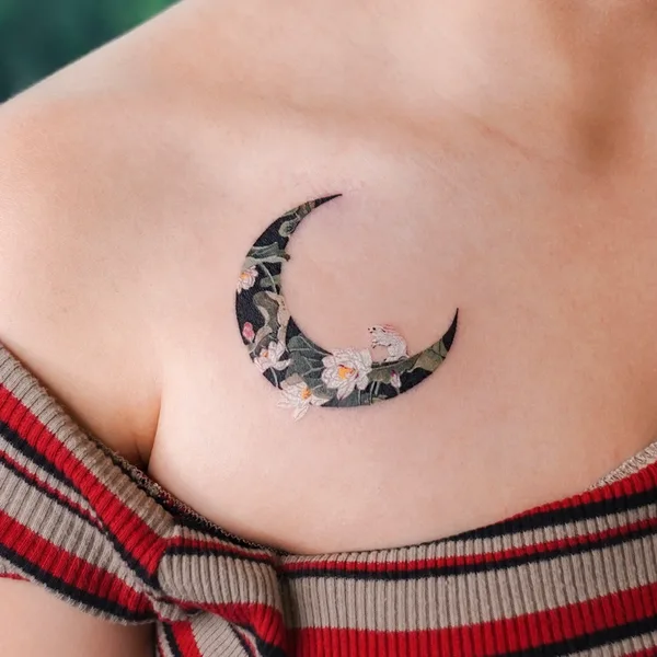 Illustrative tattoo by EQ tattoo in Seoul
