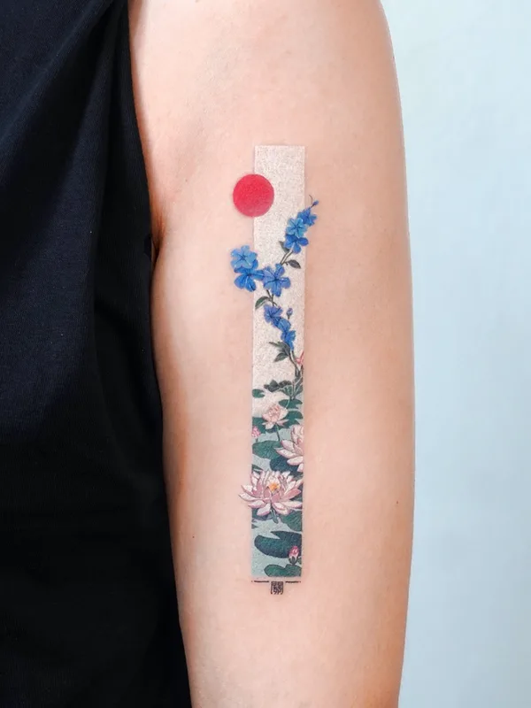 color japanese tatuaje en upper arm #58200 | Tatuador EQ tattoo