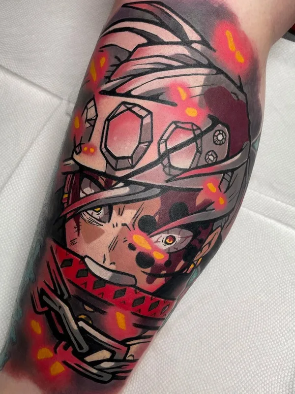 color anime tatuaje en forearm #58211 | Tatuador Chris House