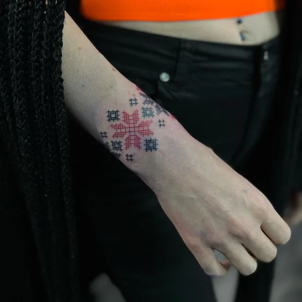 Ornamental tattoo by КОД РОДУ in Kyiv