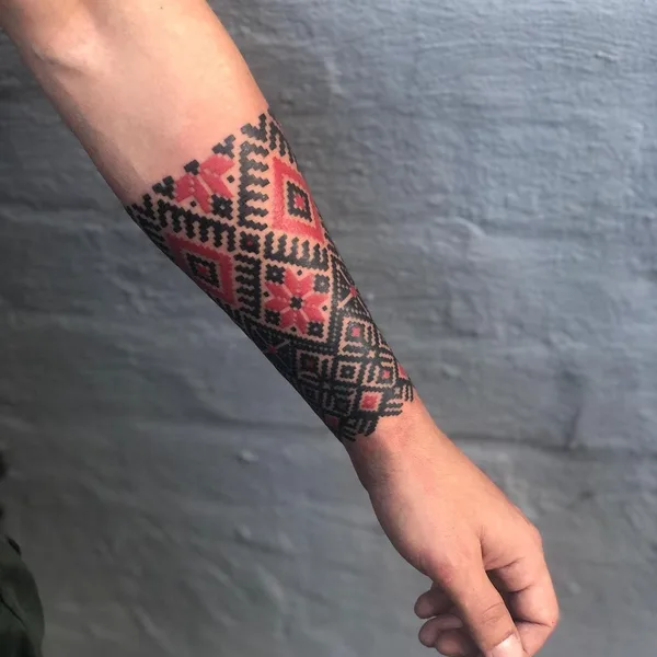 Ornamental tattoo by КОД РОДУ in Kyiv