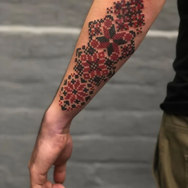 Ornamental tattoo by КОД РОДУ in Kyiv