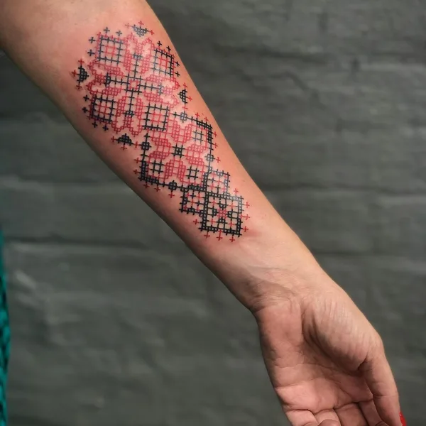 Ornamental tattoo by КОД РОДУ in Kyiv