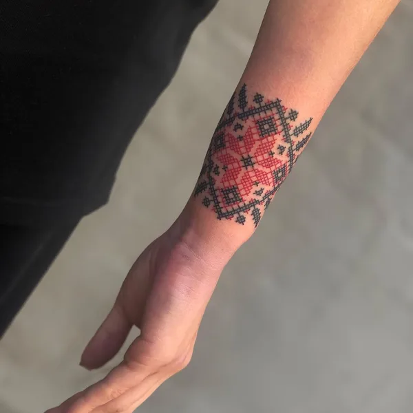 Ornamental tattoo by КОД РОДУ in Kyiv