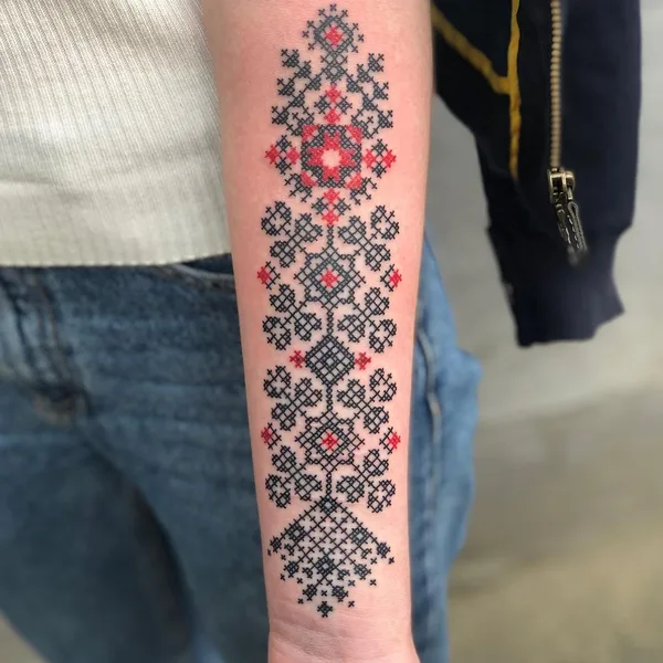 Ornamental tattoo by КОД РОДУ in Kyiv