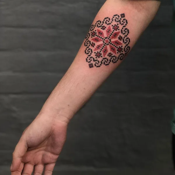 Ornamental tattoo by КОД РОДУ in Kyiv