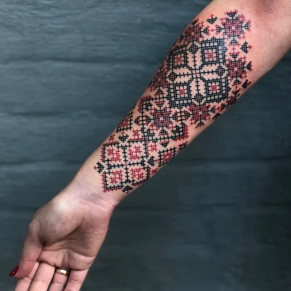 Ornamental tattoo by КОД РОДУ in Kyiv