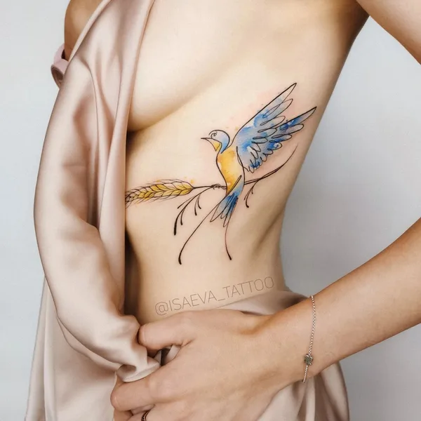 Feminine tattoo by ЛІКА ІСАЄВА in Kyiv