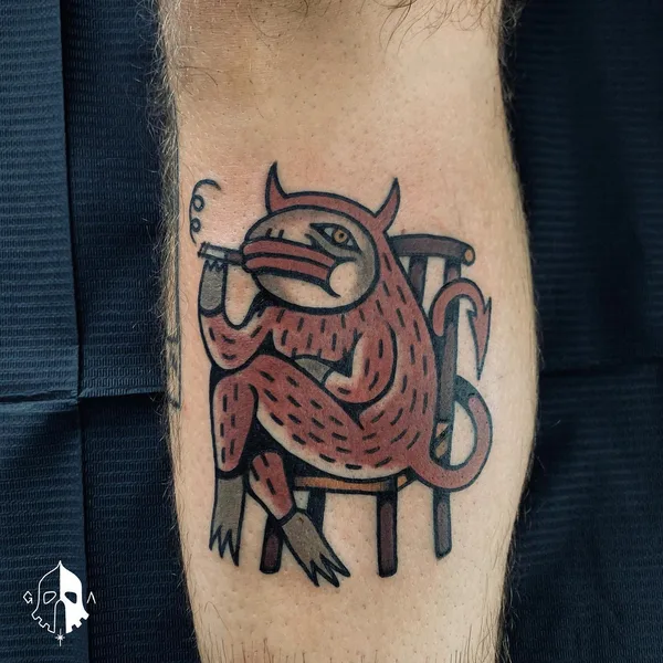 Author's Style tattoo by Grim Antihero in Fribourg