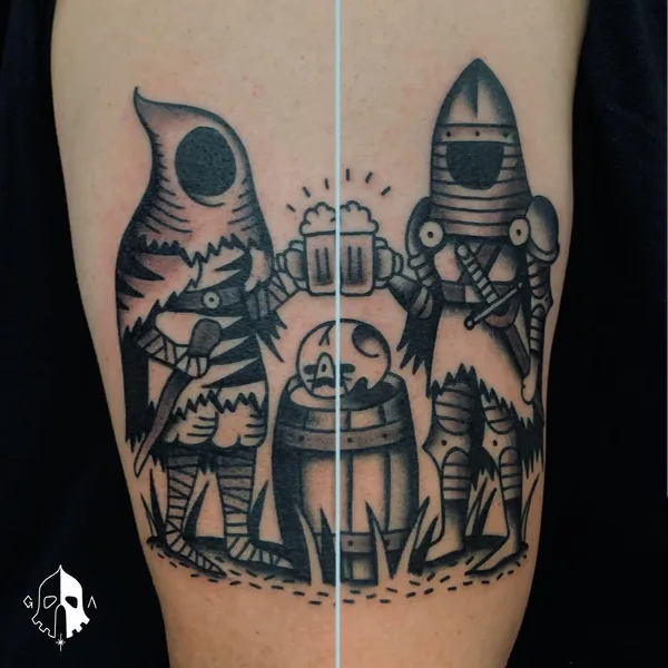 Author's Style tattoo by Grim Antihero in Fribourg