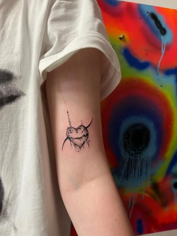 black and grey blackwork Tatuaggio su forearm #72743 | Tatuatore Татьяна Гущина
