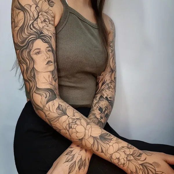 Fine Line tattoo by Karol Dias in São Paulo