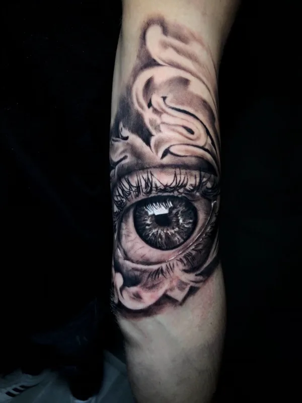 black and grey realism татуировка на forearm #42637 | Тату мастер Dmitri Sadchikov