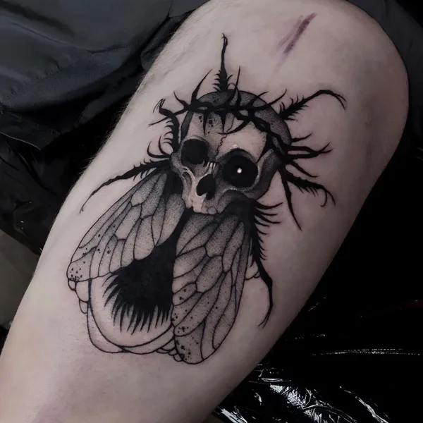 Dotwork tattoo by METH FAWN