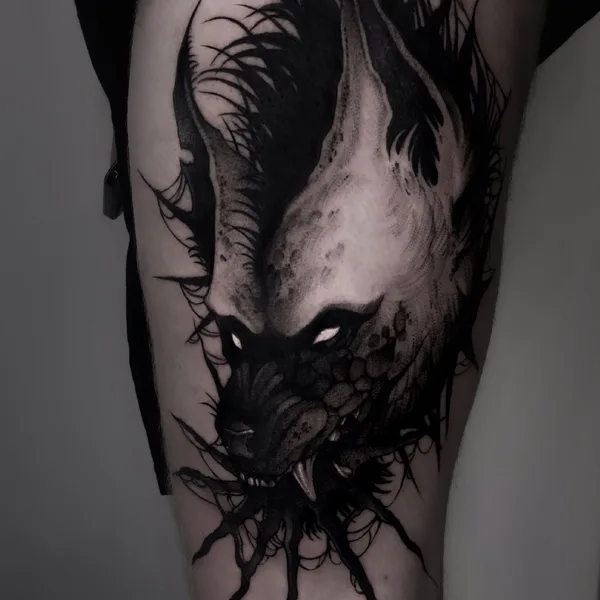 Dotwork tattoo by METH FAWN