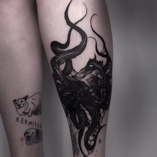 Dotwork tattoo by METH FAWN