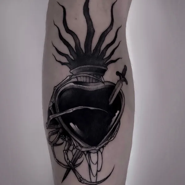 Dotwork tattoo by METH FAWN