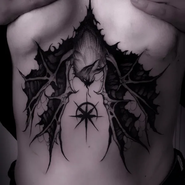Dotwork tattoo by METH FAWN