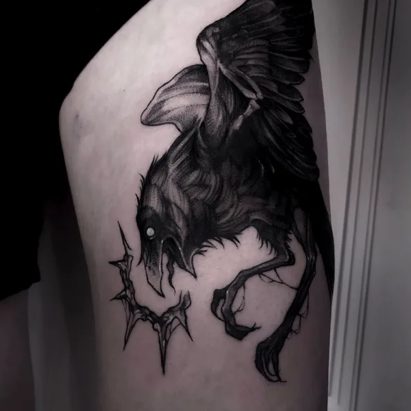 Dotwork tattoo by METH FAWN
