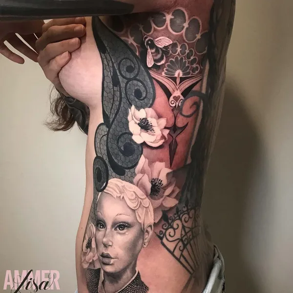 Realism tattoo by Lisa Ammer in Wien