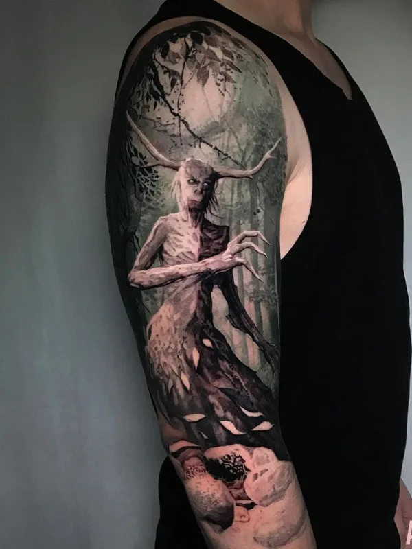 color realism tatuaje en full sleeve #44256 | Tatuador Lisa Ammer