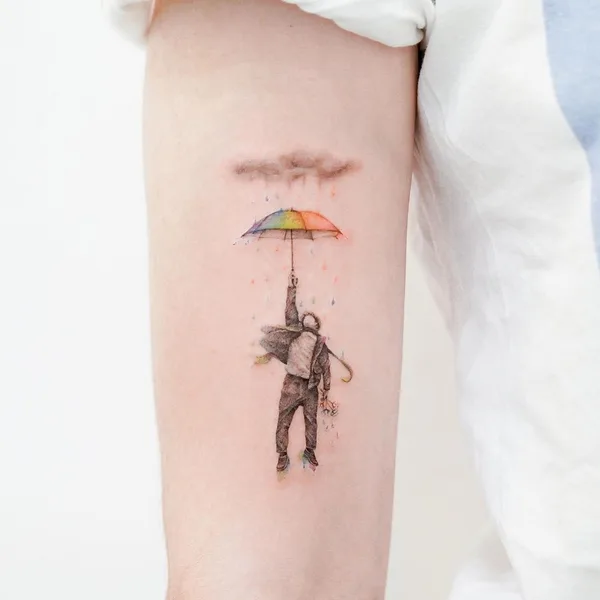 Feminine tattoo by Mini Lau in Hong Kong
