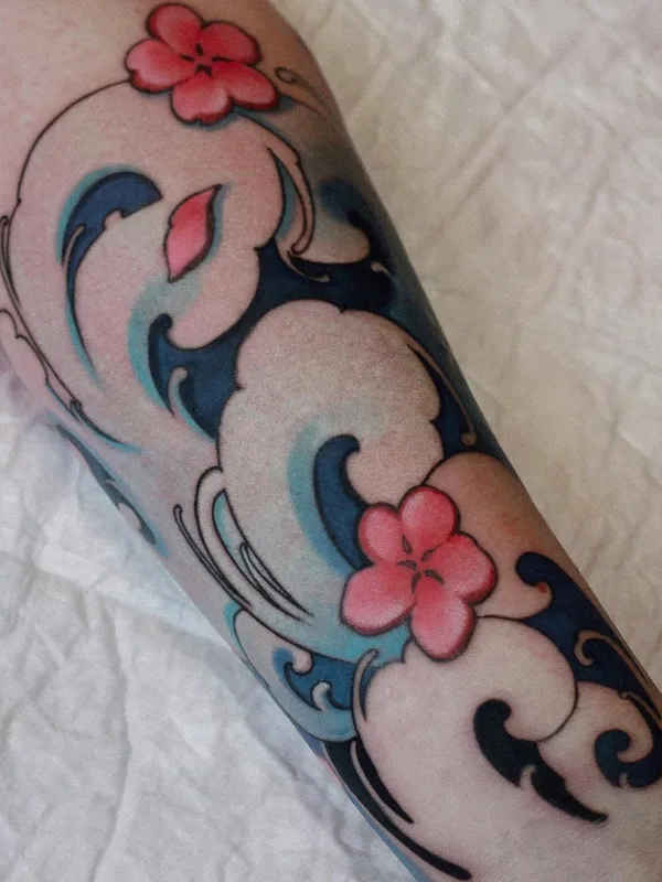color japanese татуировка на forearm #50109 | Тату мастер Никита Новиков