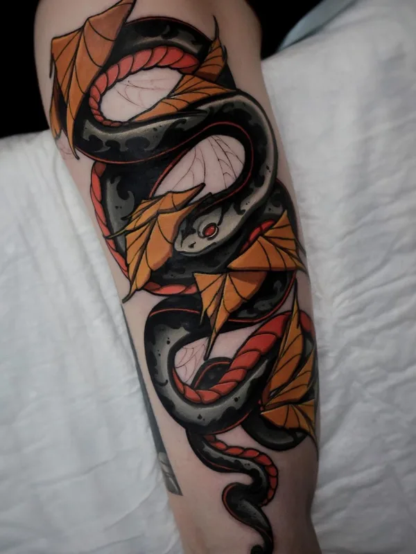 color neo traditional татуировка на forearm #50112 | Тату мастер Никита Новиков